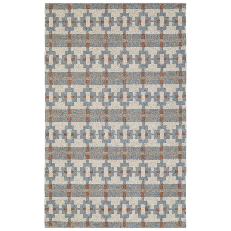Tapis rectangulaire en laine Elsey, Rectangle 7'9" x 9'9"