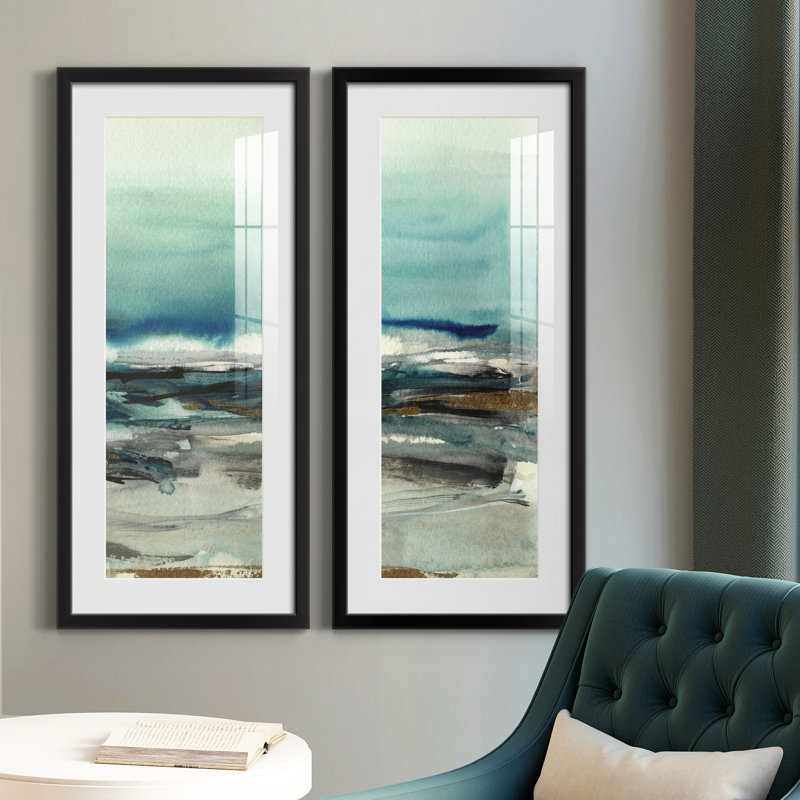 Cadre photo, ensemble de peintures sur papier