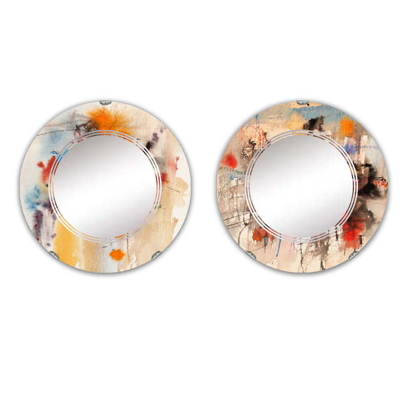 Ensemble de 2 miroirs sans cadre