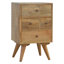 Leonardo 36cm W Solid Wood Bedside Table