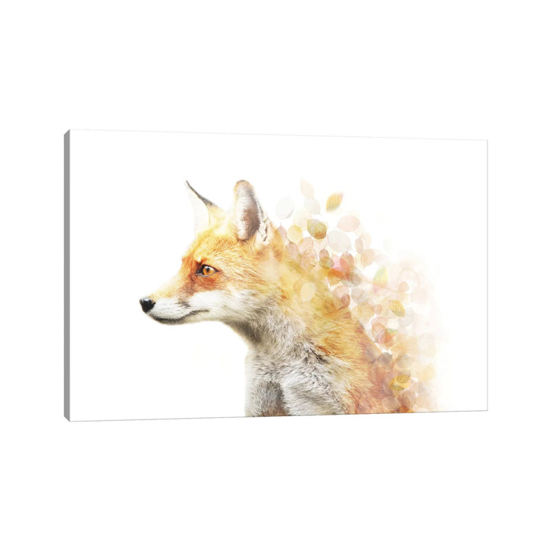 Winter Foxy - Wrapped Canvas Print, 152.5 cm H x 101.5 cm W