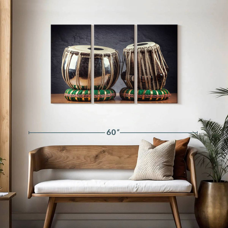 Abarca Tabla Drums, 28" H x 45" W