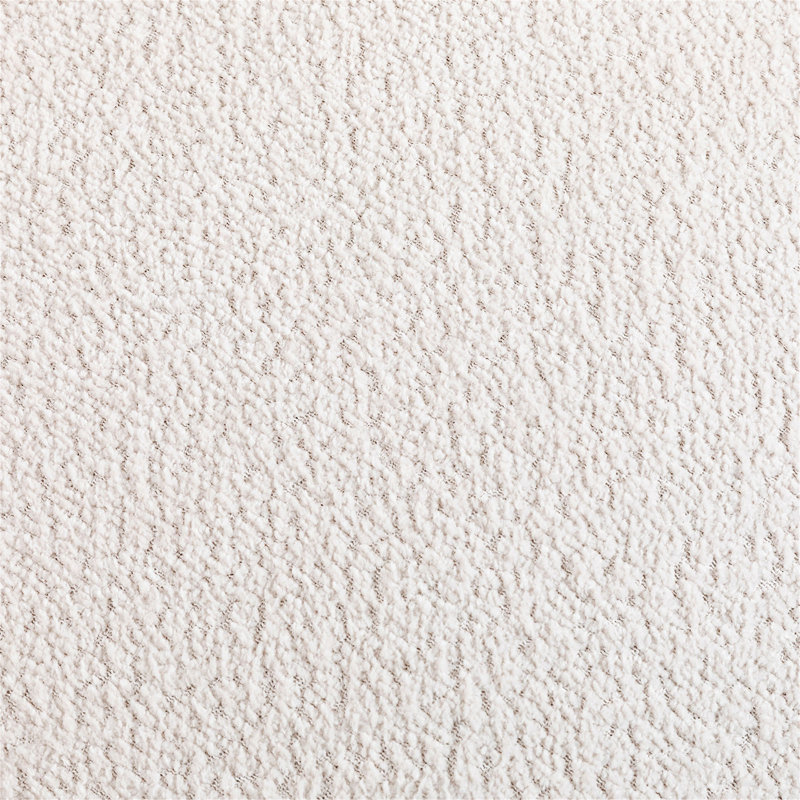 Fauteuil demi-tonneau rembourré, Blanc