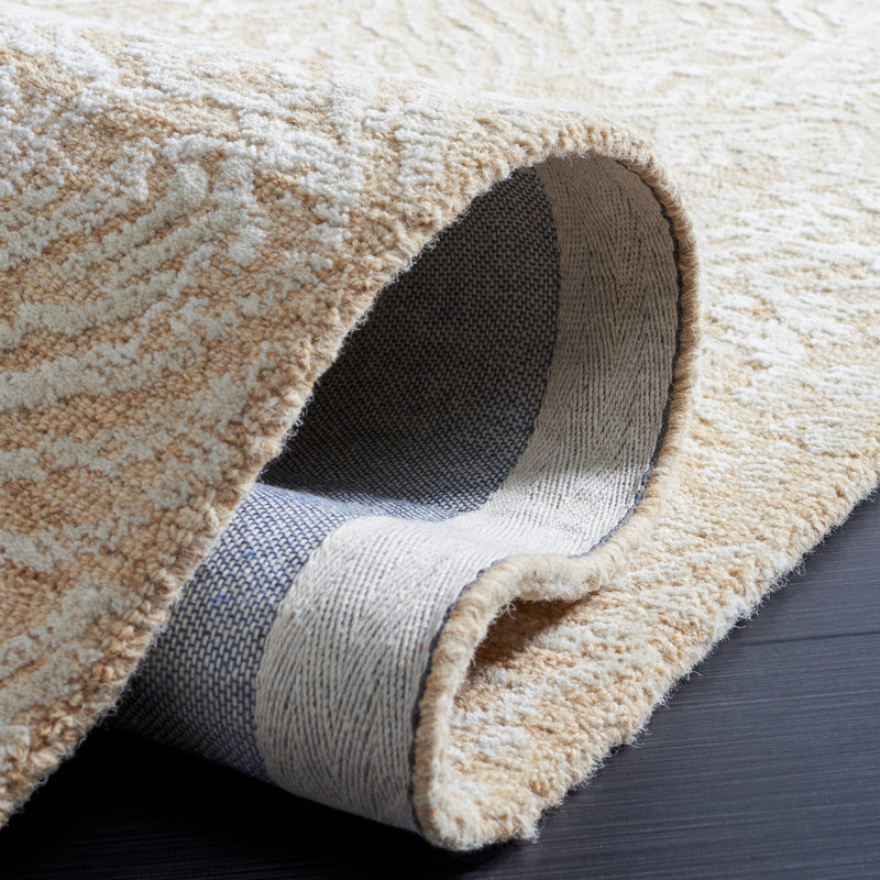 Pezanetti Hand Tufted Wool And Cotton With Latex Oriental Rug, Round 6'