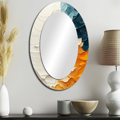 Miroir mural ovale Biomorphism