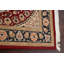Tapis rouge noué à la main de conception unique 4 pi 1 po x 6 pi 2 po New Age