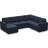 Seybert 8-Piece Chenille L Shaped Modular Corner Sofa Convertible U Shaped Living Room Couch With Storage Ottoman-245167292