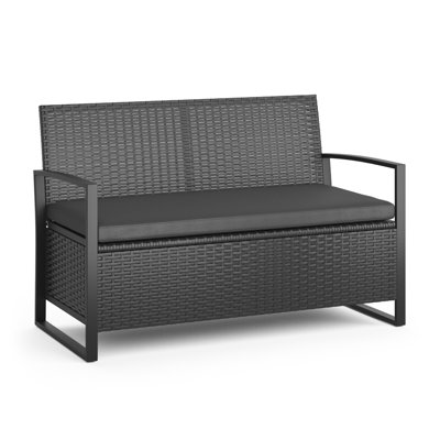 Kahutia 117 cm W Loveseat with Cushions