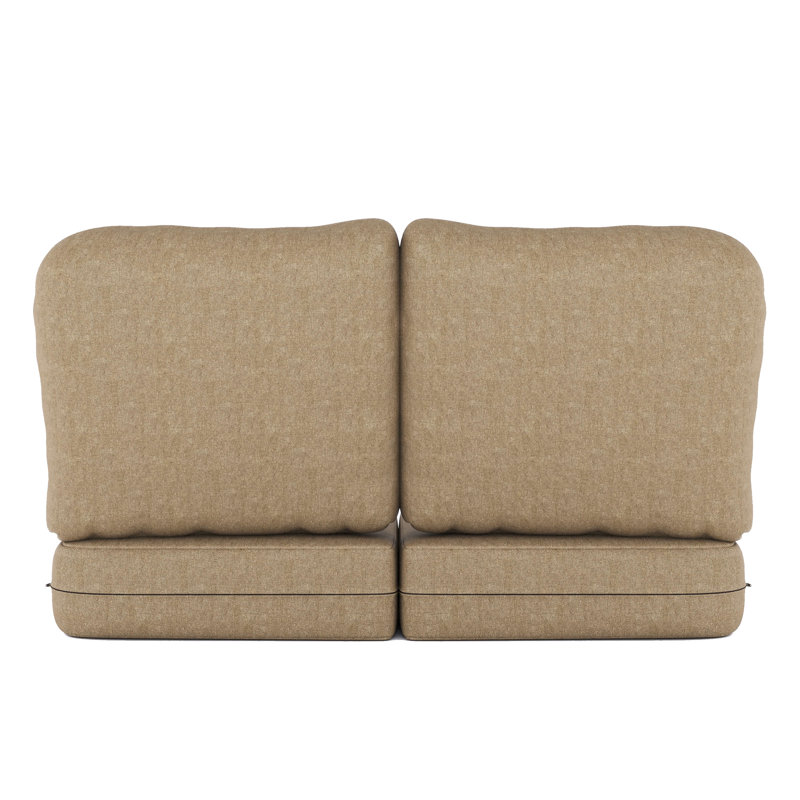 Indoor/Outdoor Sunbrella® Seat/Back Cushion, Spectrum Mushroom Sunbrella® Plainweave