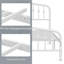 Metal Bed with Arched Headboard and Footboard-366383308-366383306