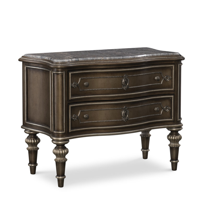 Sovereign 2 - Drawer Solid Wood Nightstand