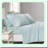CozyDreams Aqua Full Sheets Set - Breathable & Warm Bedding with Deep Pockets & Pillow Case - 4 Piece Full Size Solid Color Sheets