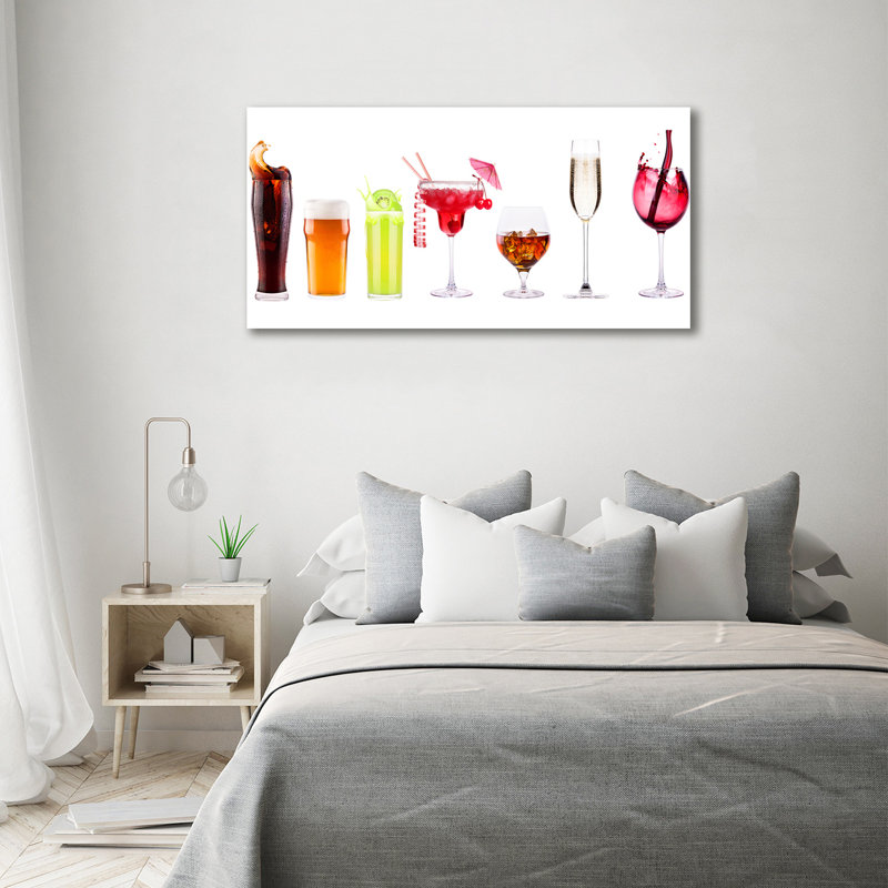 A Set Of Drinks - Wrapped Canvas Print