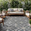 Tapis d'intérieur / extérieur bleu / gris / ivoire Pissouri-833604824
