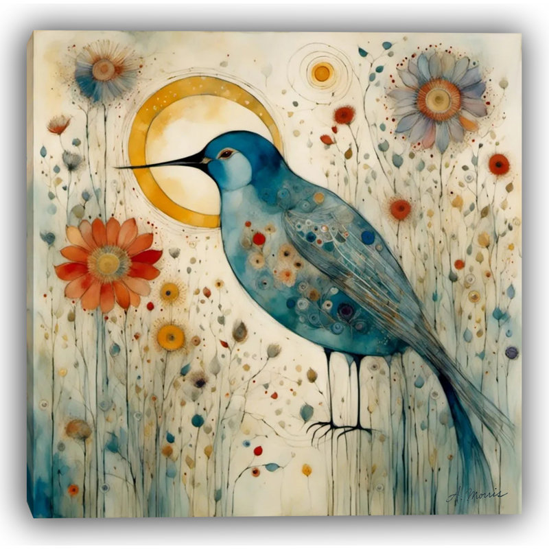Toile botanique Sunbird, H 40 po x l 40 po