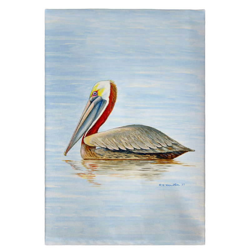 Serviette à main summer pelican Sainte Claire