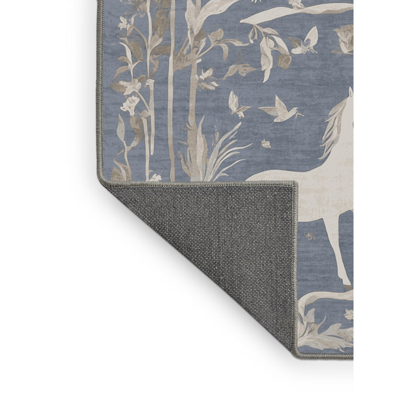 Silky Soft Plush Gray Area Rug, Round 8'