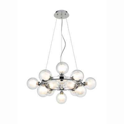 Deva 15 - Light Chrome Sputnik Pendant