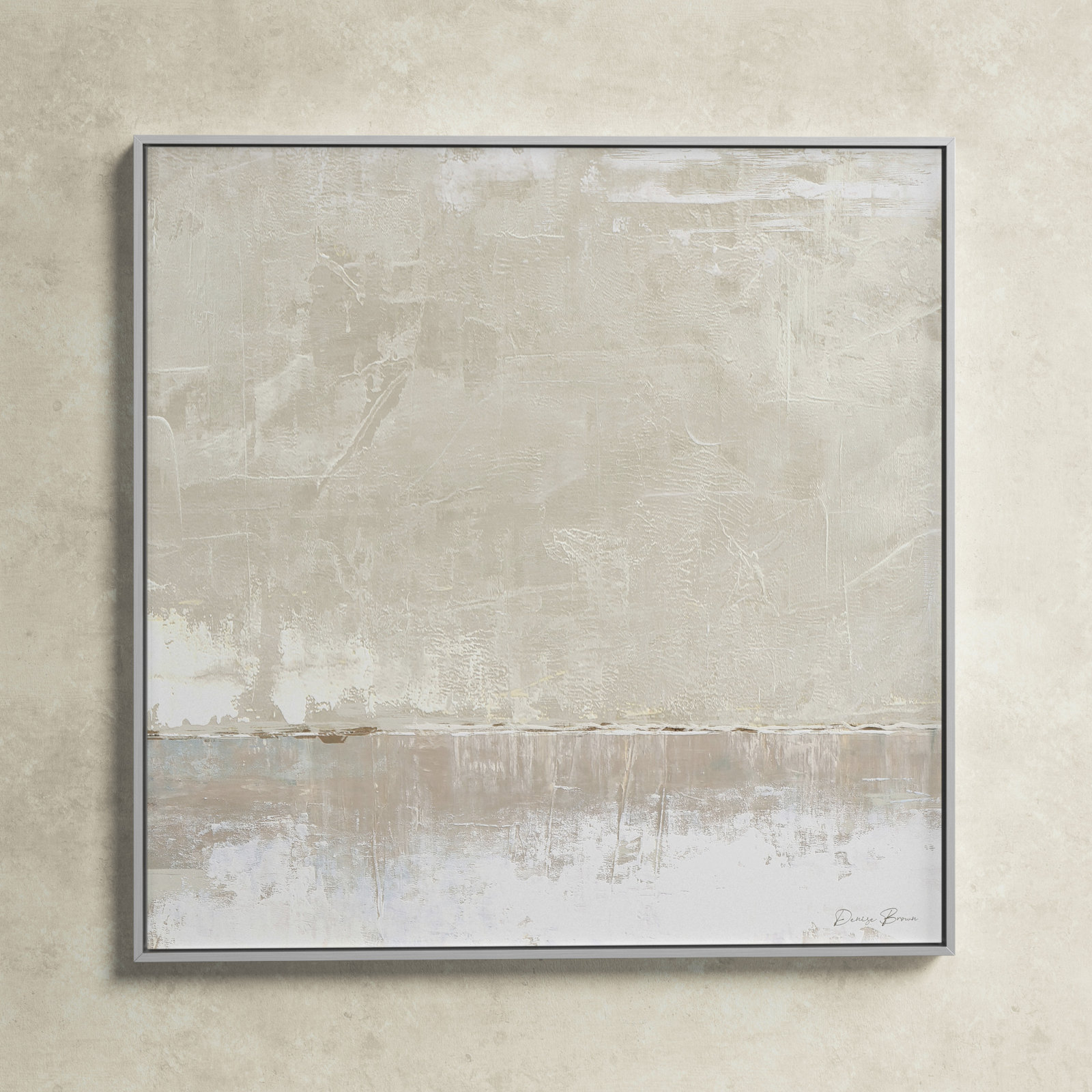 Delevan "Better Days" Print, 46.5" H x 46.5" W, Silver
