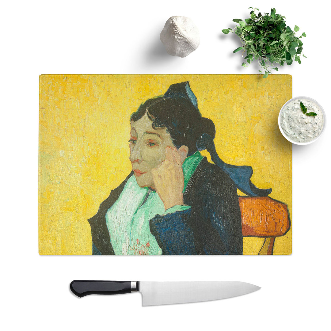 Madame Joseph-Michel Ginoux by Vincent Van Gogh Chopping Board