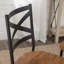 Chaise d'appoint à dossier croisé Bailey-1045296923