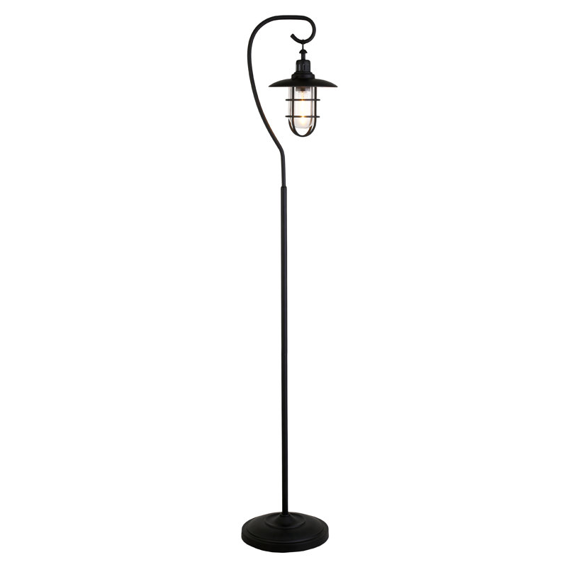 Bay 63.5'' Arched Floor Lamp, Blackened Bronze