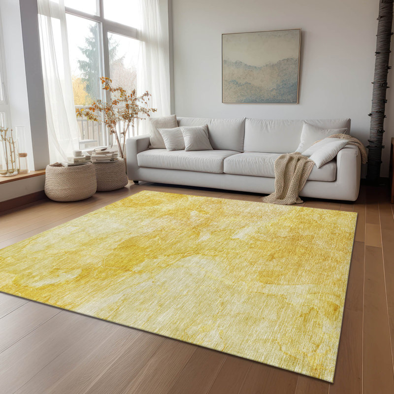 Karsyn Flatweave Washable Abstract Indoor / Outdoor Rug, Rectangle 9' x 12'