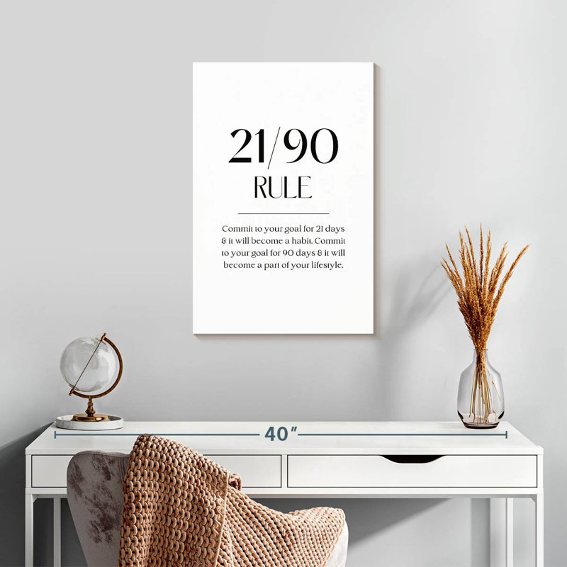 21-90 Rule, 24" H x 16" W