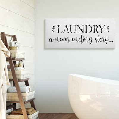 «Laundry Never Ending Story» Expression de nettoyage