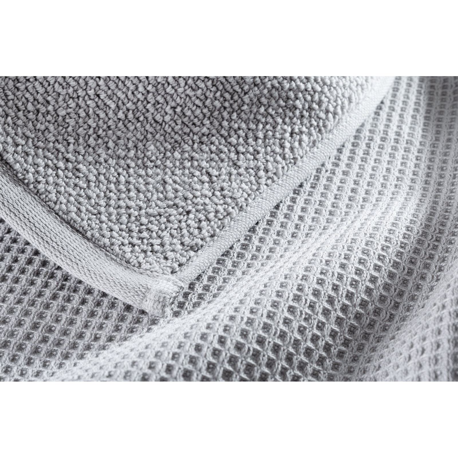 Canal Cotton Wash Towel, Gray