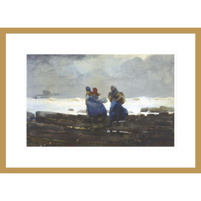 «Fishwives» par Winslow Homer, impression giclée sur cadre