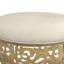 Tabouret de coiffeuse en métal Kaye