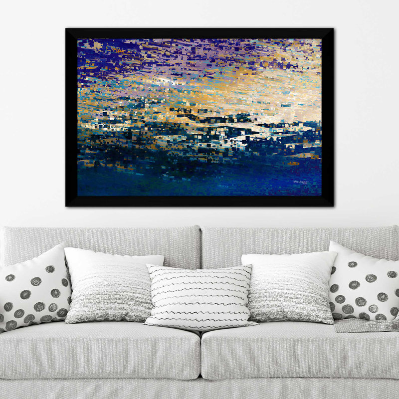 John 16:33 the Peace of God par Mark Lawrence - impression, H 27,5 po x l 39,5 po x P 0,75 po, Cadre noir