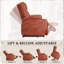 Fauteuil inclinable électrique avec massage Power Lift-918456448