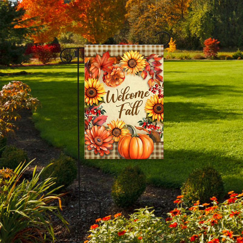Drapeau de jardin Welcome