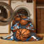  Tapis lavable avec chaussures de basketball-1616714341