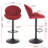 Adjustable Barstools with Back and Footrest,Set of 2-1996575362