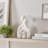 Hans Cream Abstract Nesting Three Piece Family Of 4 Decorative Accent Matte Ceramic Sculpture Figure Set