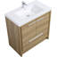 Meuble-lavabo simple 35,5 po avec plateau en acrylique Rosnel