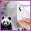 Rideaux de douche Panda Family In Water-1493673748