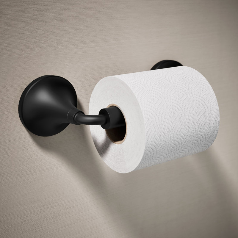 Porte-papier hygiénique pivotant Tone, Noir