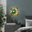 Applique murale papillon en laiton et verre - Applique murale Art déco pour chambre à coucher, salon, couloir et entrée-95992621