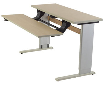 Infinity Rectangle Training Table with Modesty Panel