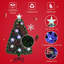 Arbre de Noël pin vert 4 pi avec 18 lumières DEL-1274664816