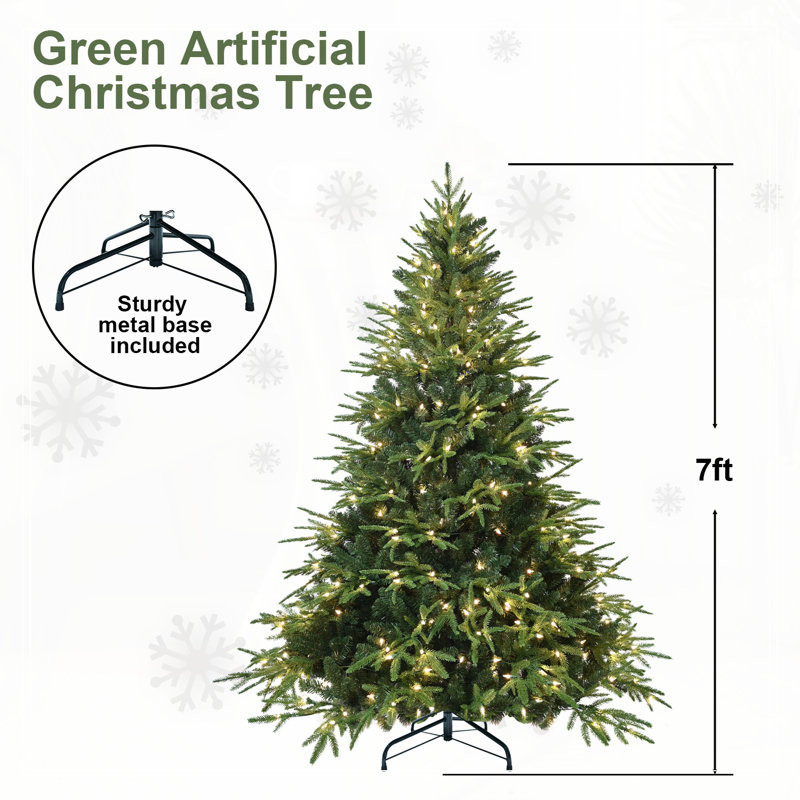 Arbre de Noël artificiel illuminé 4 pi, H 4 pi