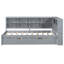 Lit de jour simple avec couchette, rangement gris et quai de chargement-524966625