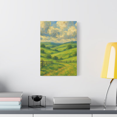 Apel Single Picture Frame Print on Canvas