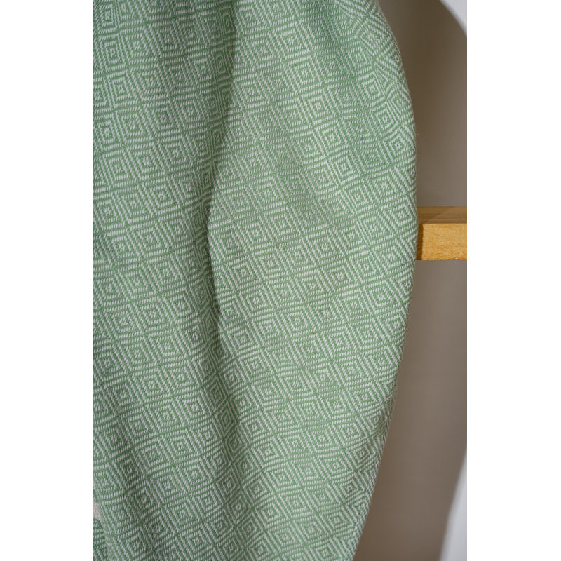 Serviette de plage de qualité supérieure Fouta (1 pièce), couleur pomme, 35,4 x 66,9 pouces | 60% coton et 40% polyester, poids léger 6,3 oz / m² | Lavable à la machine à 86 ° F, parfait pour la plage, la piscine et les voyages