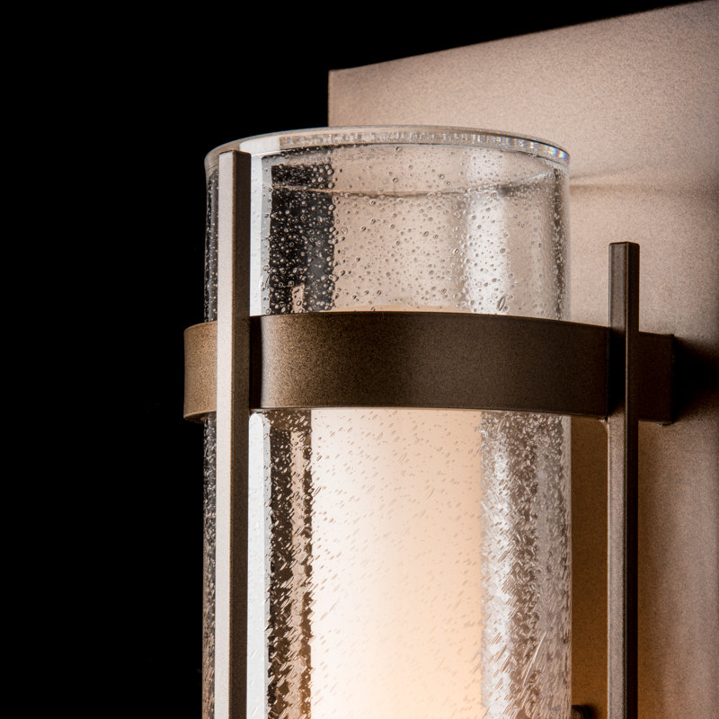 Torch Outdoor Flush Mount, Bronze, 12" H x 5" W x 4.2" D