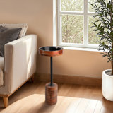 Millwood Pines Inmar Short Brown Table